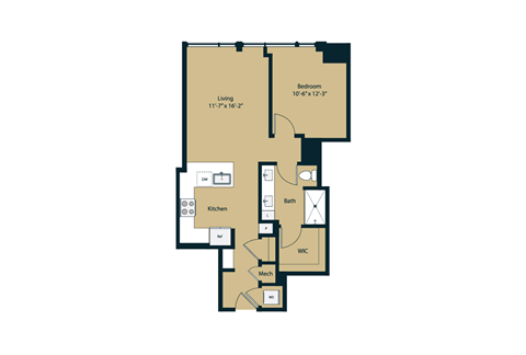 1620 Sansom Street Studio-3 Beds Apartment for Rent - Photo Gallery 15